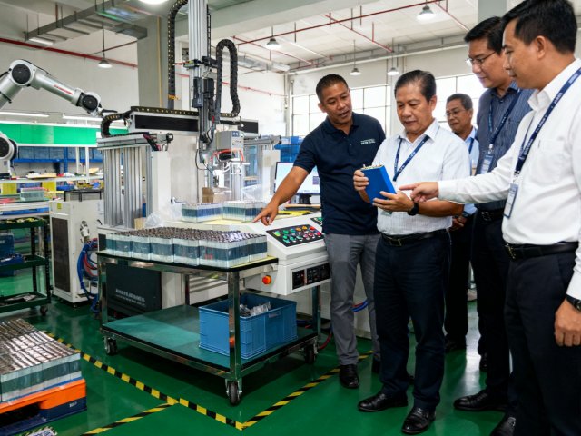 Anhui Like-minded Receives Philippine Customers and Energy Storage Lithium Batteries Cooperation Draws Attention