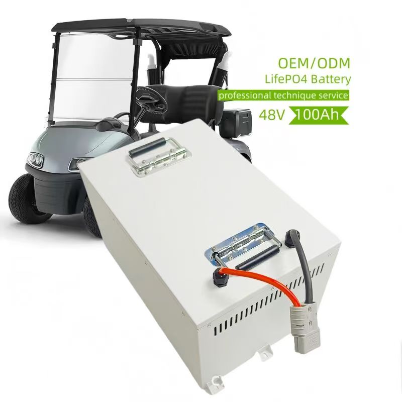 48V 100Ah LiFePO4 battery for golf cart power system 