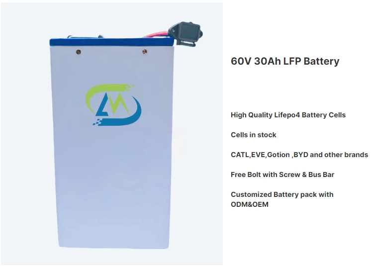 60V 30Ah LiFePO4 Battery 60V 30Ah LiFePO4 Battery
